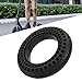 Electric Scooter Solid Tire 10x2.125 Rubber Anti Slip Impact Resistant Tire, Crafted from Rubber Material, Designed for Easy Installation