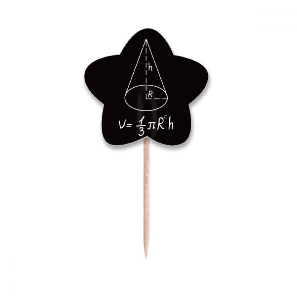 Cure-dents circulaire cupcakes étoiles Math knowledge pour sublimer un dessert terne