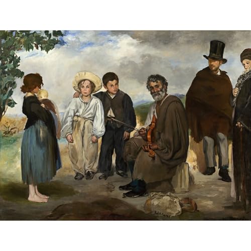 Impression giclée The Old Musician Manet 101,6 x 127 cm pour décoration murale