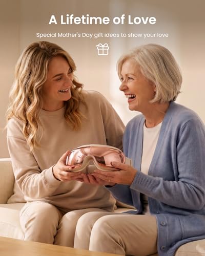 Father's Day Gifts for Men over 50-Gifts for Dad That Actually Support His Health After Fifty 12 RENPHO Eyeris 3 Eye Massager with Heat and Cooling Voice Control, Mothers Day Birthday Gifts for Mom Women Men Her, FSA Eligible HSA Eye Mask for Migraine Relief, Eye Care Dry Eye Relax Reduce Strain