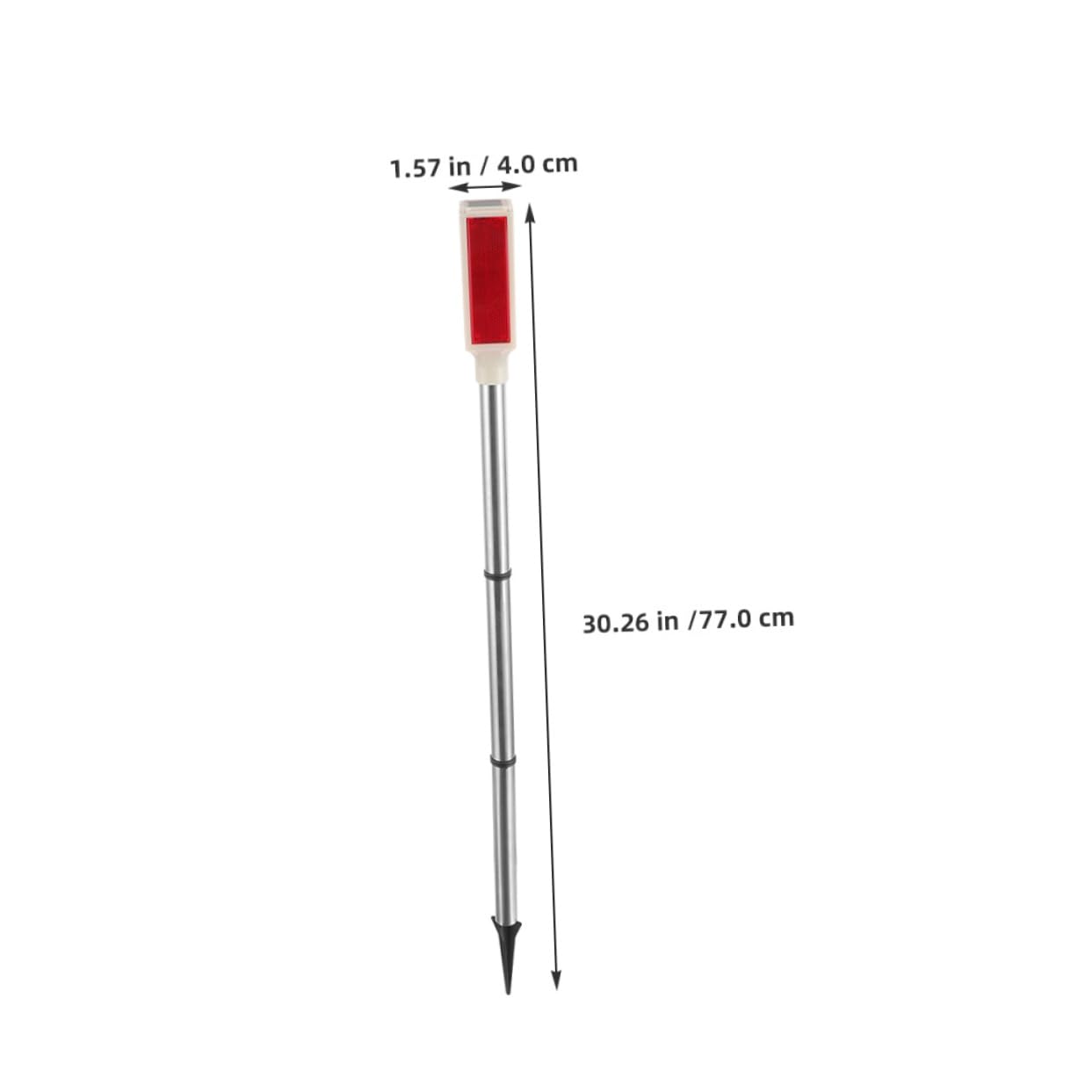 Holibanna Outdoor Solar Driveway Marker Light Solar Warning Light for Driveway Entrance for Outside Easy Setup for All Weather Conditions