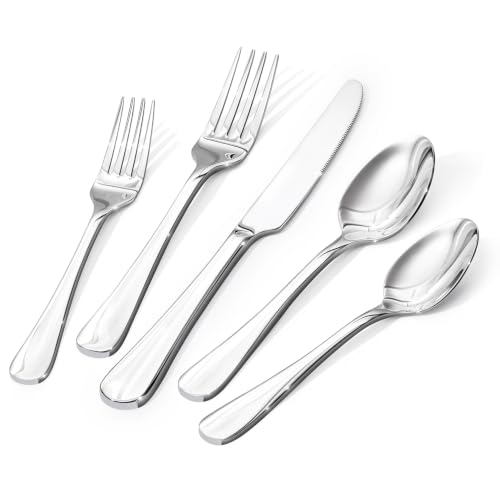 Silverware Set for 8,18/10 Stainless Steel Flatware Set,Cutlery Utensil Set
