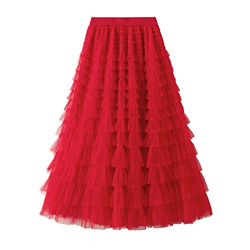 Saia feminina maxi longa midi ajuste solto peplum corte alto dança cosplay malha básica saia feminin
