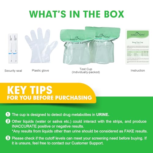 Easy@Home ECDOA-254-5T 5 Pack Easy@Home Drug Test Cup For 5 Popular Drug Tests Marijuana thumb #5