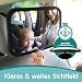 Onco 360° Baby Autospiegel - 2025 Vergleichssieger, 100% bruchsicher & rutschfest, 2024 & 2023 preisgekrönt, klares Sichtfeld, Spiegel Auto Baby Rückbank (17,5 x 24,5 cm)