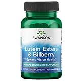 Swanson Lutein & Bilberry 6/20 Milligrams 120 Sgels