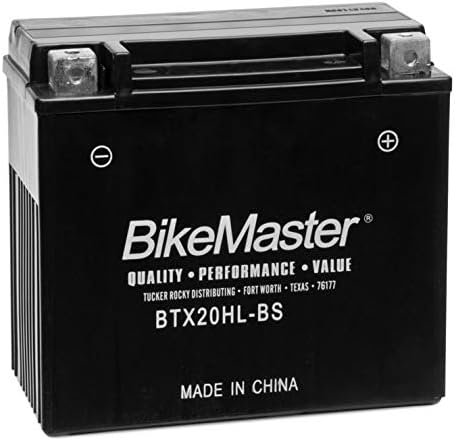 BikeMaster High-Performance Maintenance Free Battery BTX14AHL-BS for Suzuki LS650 Boulevard S40 2005-2017