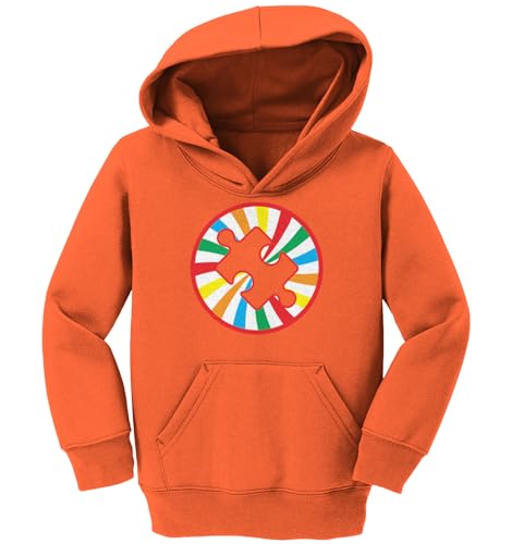 Tcombo Swirl Puzzle Piece - Autism Awareness Toddler/Youth Fleece Hoodie2
