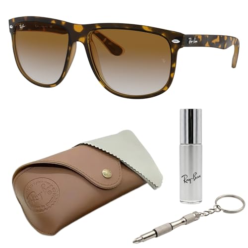 Image of Ray-Ban RB4147 BOYFRIEND Square Shaped Sunglasses for Men with Official RAYBAN Eyewear Kit