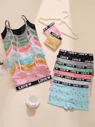 Girls Cotton Underwear Soft Shorts Kids Boxer Briefs Panties, Girls’ Seamless Underwear Set4