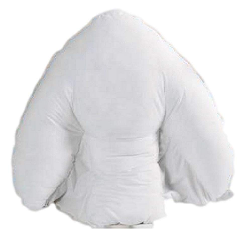 White Batwing Pillowcase for Orthopaedic Back Support Batwing Pillows