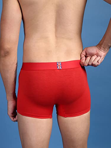 Image of ONN UK Classic Men's Ultra Soft Modal Fabric Mini Trunk with Feather Touch Ultra Soft Waistband (Pack of 3)