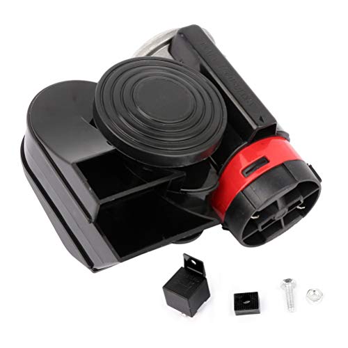 super loud Dual Tone Electric Snail Air Horn 12V Electric Snail Horn for Cars Vehicle Truck Motorcycle Boat ATV