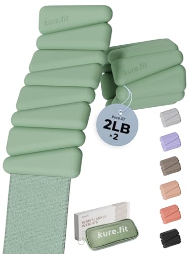 Image of Pilates Weight | Wrist & Ankle Weights for Women | Weighted Bangles | 1LB / 2LB Each (Set of 2)