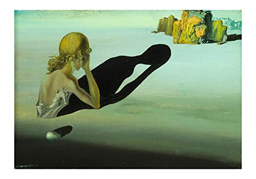 Affiche Salvador Dali Remorse encadrée pour sublimer un salon moderne