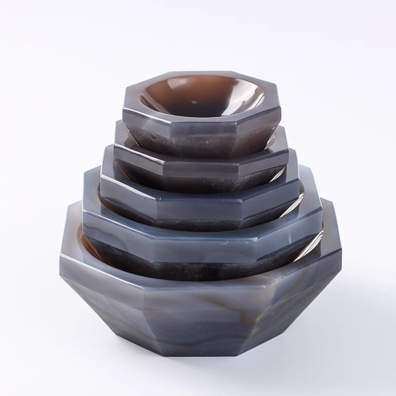 1 Set of 30mm to 130mm red Chalcedony Mortar, Hard Pure Natural agar Mortar(Inner Dia 110mm)