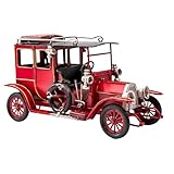 Berfutall-Vintage-Inspired Iron Classic Car Model - Collectible Decoration with Rustic Charm (C)
