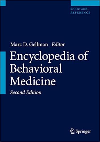 Encyclopedia of Behavioral Medicine