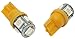IPCW (CWB-194LA5) 194 Amber 360? 5-LED Bulb with Waffle Mount - Pair