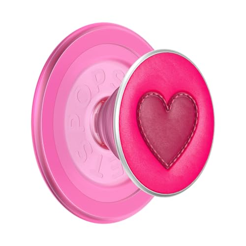 Image of PopSockets Phone Grip Compatible with MagSafe, Phone Holder, Wireless Charging Compatible - Love Heart