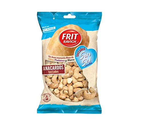 ANACARDOS TOSTADOS SIN SAL FRIT RAVICH 110 GR (PAQUETE DE 9 UNIDADES)
