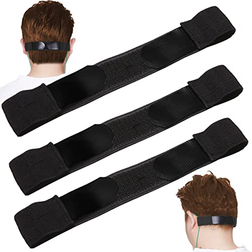 3 Pack Nasal Oxygen Cannula Ear Saver Strap, Upgrade Ear Protectors for Oxygen Concentrator Accessories with Adjustable Oxygen Cannula Ear Protector for Oxygen Users to Prevent Ear Soreness (13.7 in)