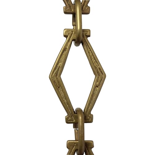 Image of RCH Hardware CH-22-SN-3 Brass Chandelier Chain, Satin Nickel (3 Feet)