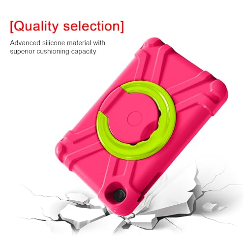 Coque Samsung Tab A 2019 8" avec support rotatif et grip antichoc TPU