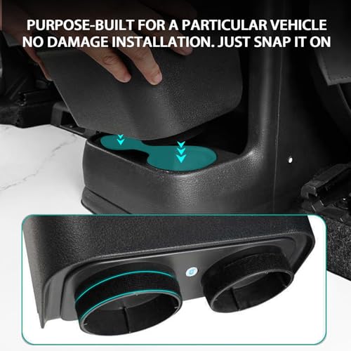 Image of PACEWALKER for Toyota Sienna Car Trash Can Modification Waterproof in- Trash can Row Cup Holder Design for Toyota Sienna 2021-2025 Accessories Brown