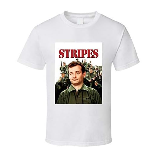 ABADI Stripes 80-tals film poster gåva t-shirt vit