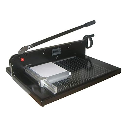 Paper Cutter Paper Trimmer Authentic COME 9770EZ 19Inch A2 19" Commercial Heavy Duty Guillotine Stack Paper Cutter 300 Sheets Metal Base Desktop New