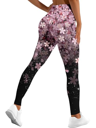 Leggings-for-Women-Funny-Gym-Printed-Womens-Yoga-Pants-Tropical-Hawaiian-Mandala-Legging