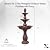 XBrand 51" 3-Tier Outdoor Waterfall Fountain, Weather-Resistant Resin Freestanding Water Feature with Pump, Brown