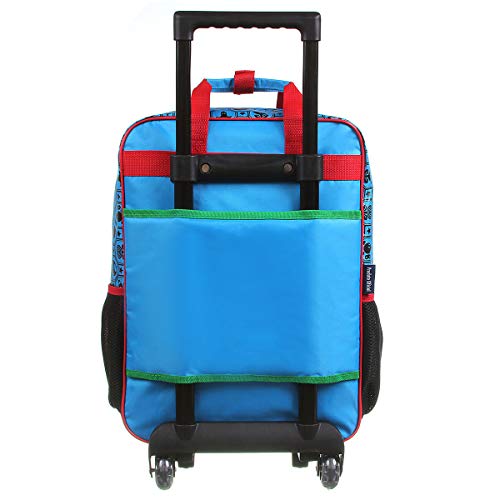 Mala Escolar G com Rodinhas, Super Mario Bros, DMW Bags, 11735, Colorida