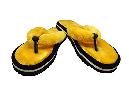 Image of HD Women's Yellow Slipper Flip Flop - 6 UK