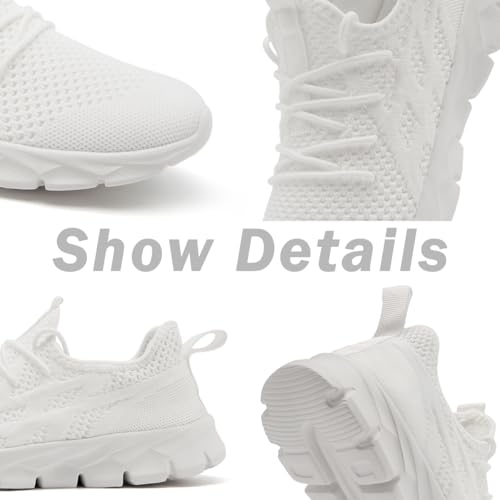 Image of DLWKIPV Womens Slip on Walking Tennis Shoes for Women Work Running Athletic Gym Sports Sneakers Lightweight Casual Shoe