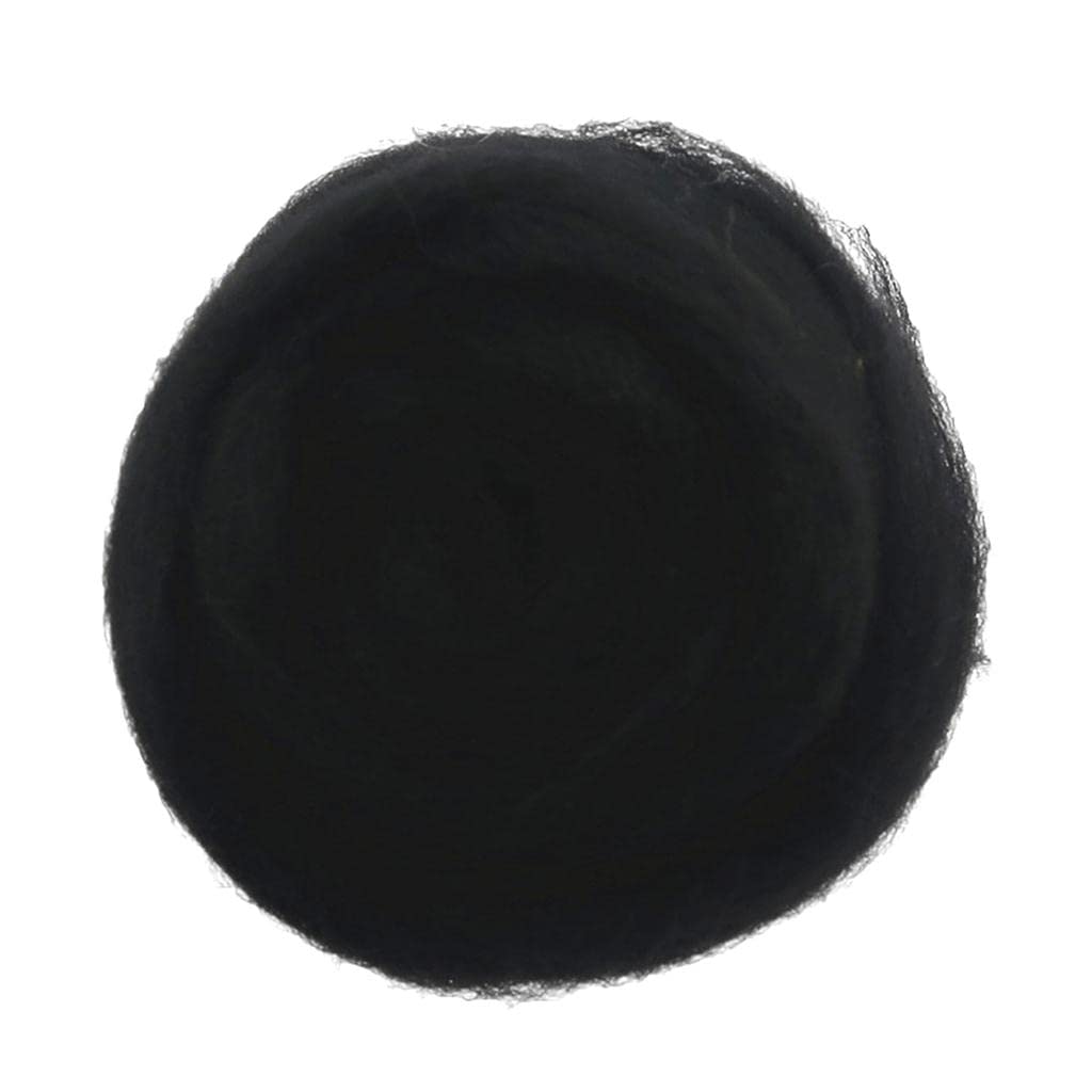 CALANDIS™ 10g Wool Roving Fiber Hand Spinning Crafts for Doll Handmade Black | Roving Wool & Fibers | Spinning & Felting-picture-24