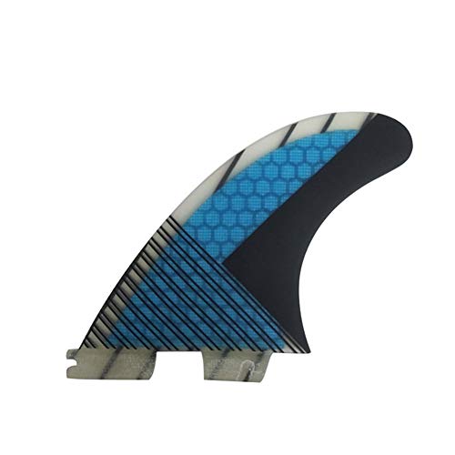image for Topways Fiberglass+Honeycomb Surfboard Fin (3) Glass Flex Thruster Sur
