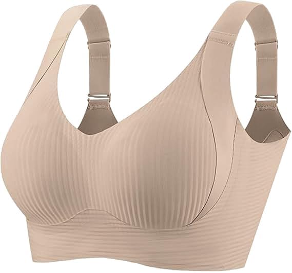 Jalodari Women’s Wireless Push-Up Bra | Soft Lightly Padded Full Coverage Bra | Longline High Support Sports Bra for Workout, Gym & Yoga | Comfortable Everyday Bralette