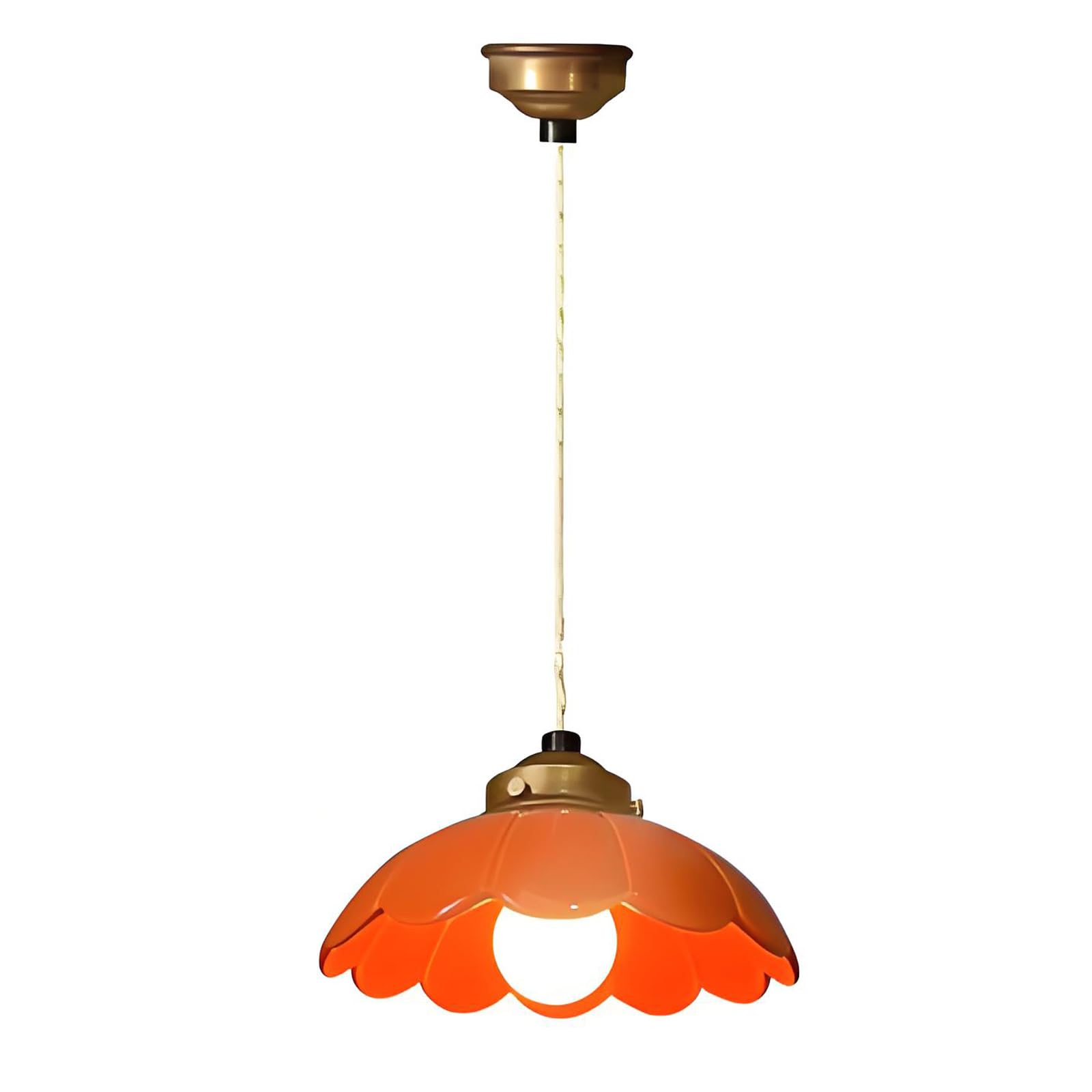 YNVIOZM Modern Minimalist Creative Ceramic Pendant Light, Contemporary Ceramic Hanging Lamp, Simple Hanging Ceiling Lighting Fixture for Dining Room Bedroom Bedside Bar Living Room