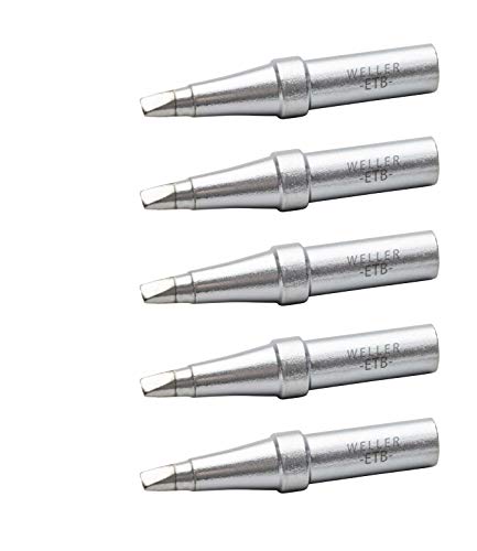 Image of Genuine Weller WE1010 Soldering Tip Set (ETB-5), Screwdriver, 0.093 inch / 2.4 mm, 5 PCS
