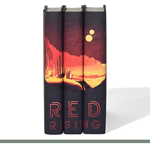 Juniper Books Red Rising Trilogy Set | 3-Volume Hardcover Book Set with Custom Designed Dust Jackets | Author Pierce Brown | Includes Red Rising, Golden Son, and Morning Star Juniper Books Red Rising Trilogy Set | 3-Volume Hardcover Book Set with Custom Designed Dust Jackets | Author Pierce Brown | Includes Red Rising, Golden Son, and Morning Star