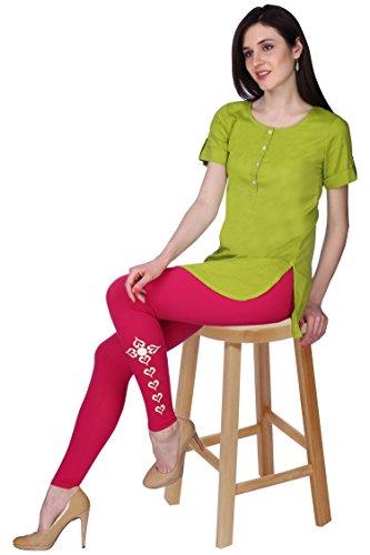 Image of Plus Size Printed Ankle Length Leggings for Women