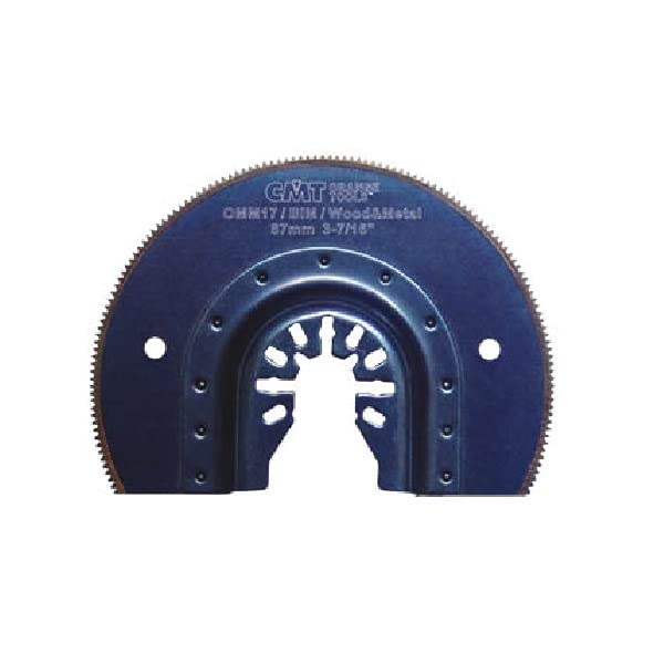 CMT OMM17-X1 87mm Radial Saw Blade for Wood and Metal, Blue