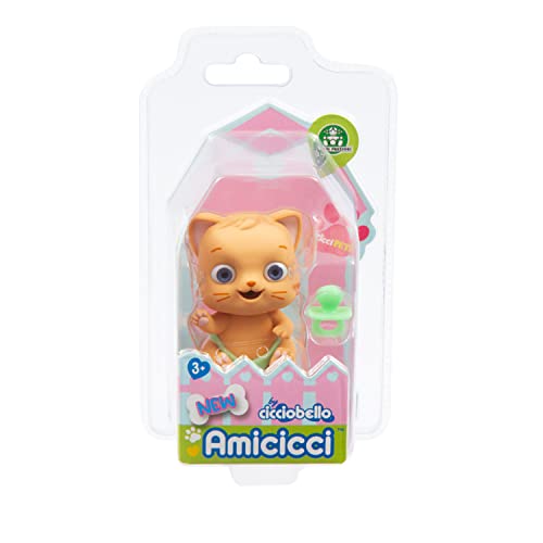 Cicciobello Amicicci, Animal CicciPets mit Zubehör, super weich, zufällige Modelle, Spielzeug für Kinder ab 3 Jahren, CC039