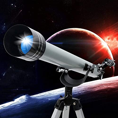 Telescopio refractor 60mm para principiantes con trípode miniatura 1