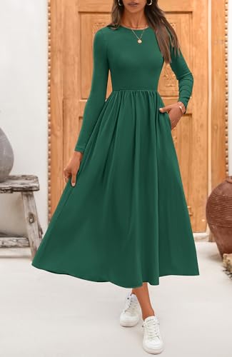 BTFBM Casual Long Sleeve Dresses Spring Dresses 2025 Wedding Guest Dress Midi Dress Flowy Bohemian Long Dress