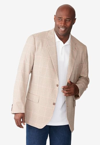 KingSize Men's Big & Tall 2-Button Classic Blazer4