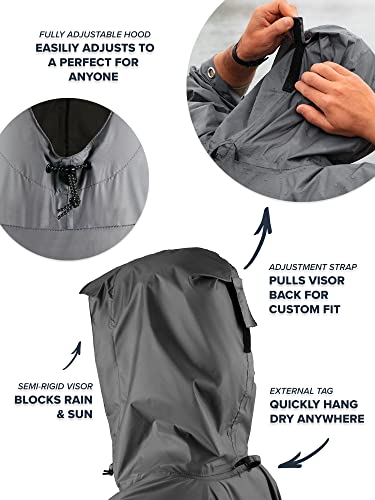 Rogue Endeavor® Premium Rain Poncho & Mesh Carrying Bag3