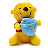 Buckle-Down Disney Dog Toy, Winnie The Pooh Winking Hunny Pot Sitting Pose Pet Toy, Plush